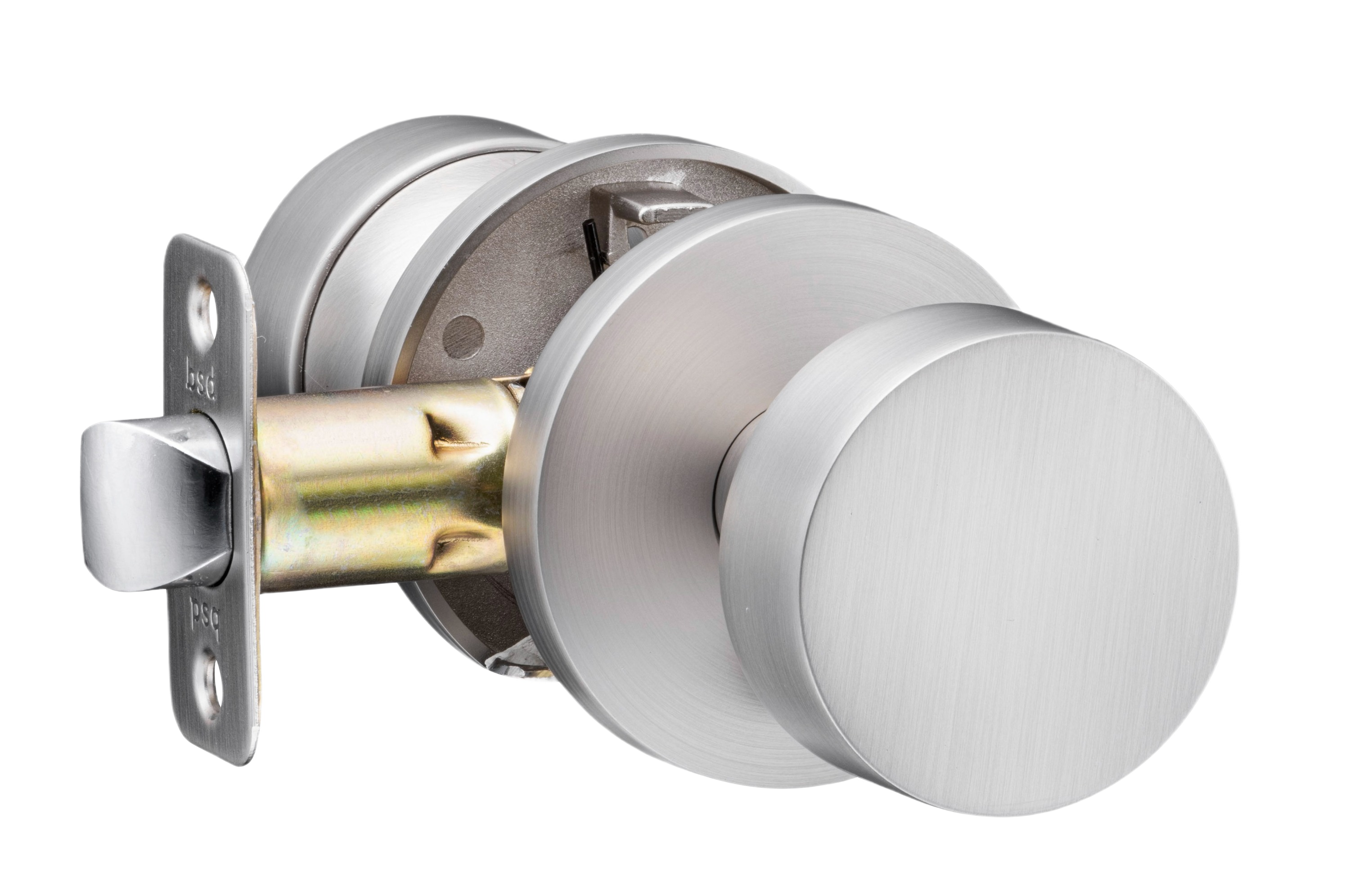 Chrome Round Knob Set